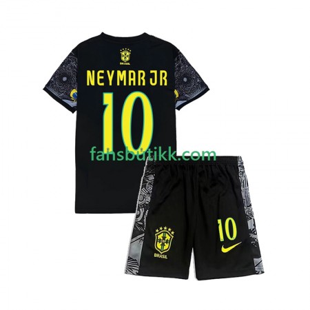 Fotballdrakt Brasil Neymar JR 10 Cheist the Redeemer Barn Hjemmetrøye 2024 Kortermet